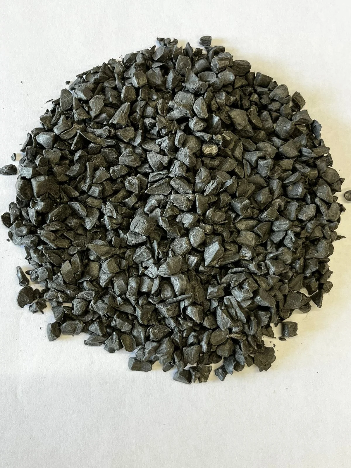 ABS gris oscuro molido